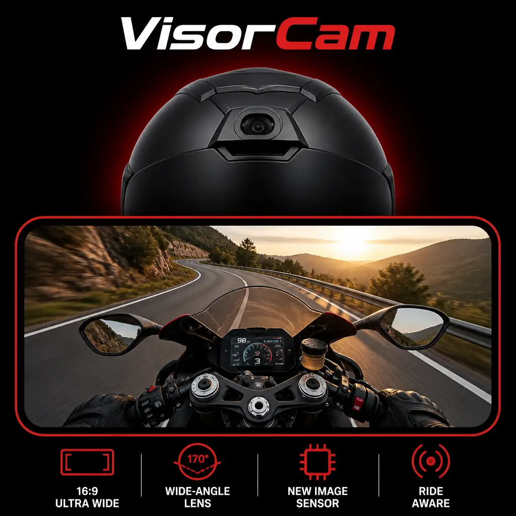 POV Camera Motorcycle Helmet
